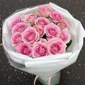 Букет из 15 пудровых роз (70 см) в Солнечногорске