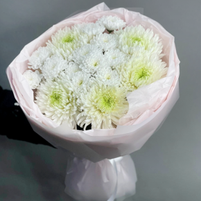 Букет из микса белых хризантем Магнум  в Солнечногорске