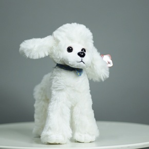 Плюшевый пудель белый (25 см) в Солнечногорске