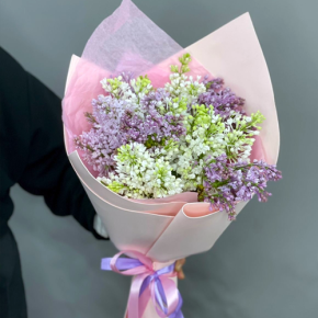 Букет из 11 веток сирени микс в Солнечногорске
