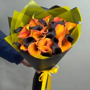 Букет "Карамель" из 29 калл в Солнечногорске