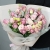 Букет "Крем сода" из роз, эустом и хамелациума в Солнечногорске Букет "Крем сода" из роз, эустом и хамелациума в Солнечногорске