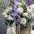 Композиция в сумке "Вдохновение" из дельфиниума, георгин, маттиол, гладиолусов и эустом в Солнечногорске Композиция в сумке "Вдохновение" из дельфиниума, георгин, маттиол, гладиолусов и эустом в Солнечногорске