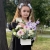 Композиция с георгинами на 1 сентября в белом ящике в Солнечногорске Композиция с георгинами на 1 сентября в белом ящике в Солнечногорске