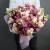 Букет "Сладкая жизнь" из кустовых пионовидных роз и эустом в Солнечногорске
