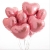 Сердце розовое фольгированный шар с гелием (45 см) в Солнечногорске