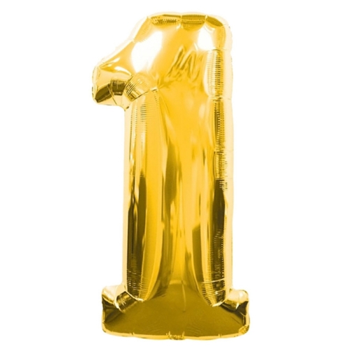 Шар гелиевый цифра 1 (40х102 см) в Солнечногорске