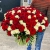 Букет 151 роза красный и белый микс (60 см) в Солнечногорске Букет 151 роза красный и белый микс (60 см) в Солнечногорске