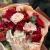 Огненный букет с ранункулюсами, альстромерией и гиперикумом  в Солнечногорске